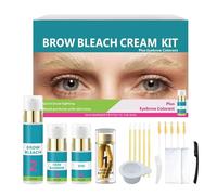 Brow Bleach Cream Kit, Brow Bleaching Gel For Brow Colour Lightening, Brow Tint Kit Makeup Tool For Women, Long-Lasting Effect