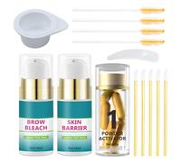 Brow Bleaching Kit, 10ml Eyebrow Bleaching Cream,Brow Lightening Kit Mild And Non-irritating Easy To Use, At Home, For Man Woman Sensitive Skin, Fast And Safe Results