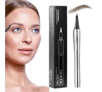 Brow Definer Pen - Fork Tip Eyebrow Shaper, Professional Cosmetic Makeup Accessory | Waterproof Smudgeproof Eyebrow Pencil, Long Lasting Precision Beauty Tool for Groomed Look, Easy Application