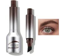 Brow Fection Angled Brush & Dip - Natural Brows Eyebrow Pen, Included Waterproof Eyebrow Pomade, Wild Eyebrow Brush, Instant Eyebrows, High-Pigment Cream