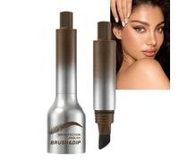 Brow Fection Angled Brush,Liquid Eyebrow Pen for Women,Natural Shaping Outlining Filling Eyebrow Makeup,Long Lasting Waterproof Brow Pencil,Eyebrow Hair Stroke Brush,Non-Smudged Eyebrow Pen(02#Taupe)