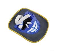 Brow Guard for Welders Compatible with Helmets Yellow Blue | Wide extended design, blocks sparks and debris, shade levels 4-8, gas shielded welding safe