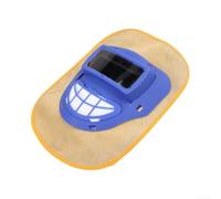 Brow Guard for Welders Compatible with Helmets Yellow Blue | Wide extended design, blocks sparks and debris, shade levels 4-8, gas shielded welding safe
