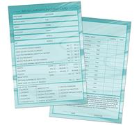 Brow Lamination Client Cards A6 Size - Salon and Therapist Customer Consultation Record - Treatment Services Essentials - Profile and Recording Forms - Beauty Stationery - 105x148mm - Pack of 200