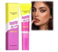Brow Lamination Gel - 24H Extreme Hold Clear Eyebrow Glue & Setting Gel for Fluffy Laminated Lifted Brows,Non-Flaky Waterproof Smudge-Proof(7ml)