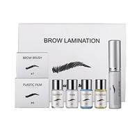 Brow Lamination Kit, Beauty Brows Kit for 45-60 Days 3D Eyebrow Lamination Professional Natural Trendy Long Lasting Perming Eyebrow for Home Use