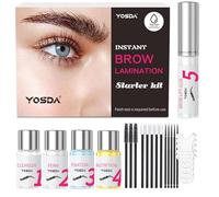 Brow Lamination Kit, KERATIN Eyebrow Lamination Kit Professional DIY Brow Lift Styling Kit For Fluffy Thicker Eyebrows, Instant Quick Perm For Brows Growth 8-weeks for Salon,Home Use