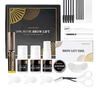 Brow Lift Set, DONG RHYME Brow Lifting Kit Eyebrow Lamination Kit Semi-Permanent Brow Perming Professional Brow Lamination Kit Long Lasting for Salon & DIY At Home