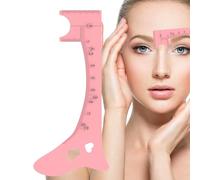 Brow Mapping Ruler - Silicone Eye Liner Guide Eye Brow Stencils,Brow Measuring Tool, Quick Eye Makeup Tool, Eyebrow Shaping Ruler for Winged Eye Liner