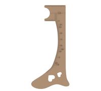 Brow Mapping Ruler - Women Eyebrow Template for Eye Liner | Brow Measuring Tool, Quick Eye Makeup Tool, Eyebrow Shaping Ruler for Winged Eye Liner