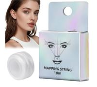 Brow Mapping String,White Mapping String,Eyebrow Thread,For Eyebrow Makeup,Effective And Easy-To-Use,Essential Cosmetic Tool For Brow Marker And Waxing,Suitable For Makeup & Waxing,Definit Shape,10m