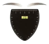 Brow Mapping Tool - EyebrowRuler, Stainless Steel Guide | Fast Drawing with Precise Markings, Beauty Supplies for Dorm Wedding Backpack Luggage Offices LevelRuler, Curve Scale, Bone DesignRuler