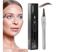 Brow Pencil | Eyebrow Definer with Fork Tip | Professional Precision and Groomed Finish, Microblading and Smudgeproof Eyebrow for Silkworm Eyeliner Lower Eyelashes Puzzlegame
