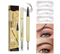 Brow Pencil, Eyebrow Gel, End Smudge-Proof Pen, Beauty Makeup Tool for Girls, for Gym Routines, Photoshoot Looks, Sports Events, Business Touchups, Men Grooming, Dating Styles