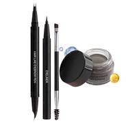 Brow Pencil - Smudge-Proof Precision Fine Tip Beauty Supplies,Women Eyebrow Makeup Definer Set,for Ladies Girls Daily Commuting Work Gym Outdoor Sports