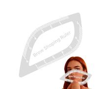 Brow Ruler,Accurate Reusable Brow Shaper Gauge | Stencils Eyebrow Shaping Tool - for Professional Travel Commuting Makeup Dating