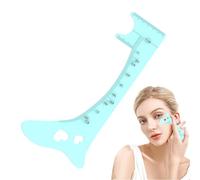 Brow Ruler | Silicone Eyebrow Stencil - Makeup Guide Tool, Brow Positioning Ruler, Professional Eye Makeup Tool for Women Girls Beginners
