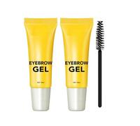 Brow Styling Spiking Glue - Extreme Hold Brow Gel For Fluffy Lifted Brows, Lightweight, Non-Sticky & Flake-Free Formula, Long-Lasting 16-Hour Wear, Natural Feathered Look(2pcs)