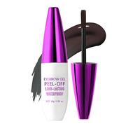 Brow Tint Gel, Peel Off Eyebrow Gel, Waterproof Eyebrow Tint Stain Easy Peel Off, Semi-Permanent Color Brow Stain, Lasts Up To 3 Days, Long-Lasting Dye Brows Makeup for All Shapes (#02 Brown)