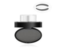 Browfi Eyebrow Tint Kit with Smudge-Proof Powder, Waterproof 1 Second Make Up Nature Tinting Coloring Kit, Creates Natural Looking Brows for Makeup Beginners (7# Light Gray, Willow Leaf Eyebrow)