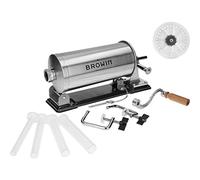 Browin 311003 Horizontal Stuffer Machine 3 kg Stell Manual Sausage Filler, Stainless Steel