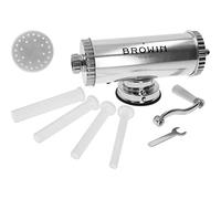 Browin 311009 Manual Horizontal Sausage Filler with Silicone Plunger 1.5 kg Stainless Steel 4 Funnels 18/8 Stainless Steel