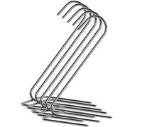 Browin 311202 Smoking Hooks for Chicken and Large Meat Pieces - Three Prongs Rustproof Resistant to High Temperatures Pack of 5 Steel