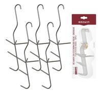 Browin 311302 Fish Hooks for Smoking - with Three Tips, Rustproof, Resistant to High Temperature, 5 Pieces, Grey, 5 x 8 x 19 cm