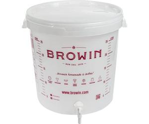 Browin 340444 Fermentation Bucket 30l with Printing and tap, GB