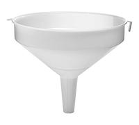 Browin 350031 Large Funnel Diameter 30 cm Alcohol Funnel Capacity 6 Litres for Filling Large Bottles Wine Beer Safe Material White