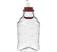 Browin 644320 Wine Carboy, Light Demijohn with a Handle, 20 L Red