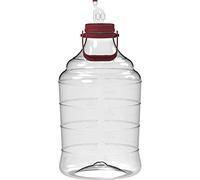 Browin 644325 Wine Carboy, Light Demijohn with a Handle, 25 L, Red