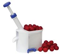 Browin 802001 Cherry Pitter, Cherry Stoner Remover with 2 Boxes - for Fruit and for Stoner, with Replacment Bands, Fixing to The Table, Quick and Convenient Removal of Stones, Plastic