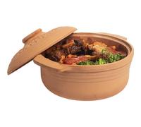 Browin Roasting Pan with Lid, Terracotta, Brown, 4 l