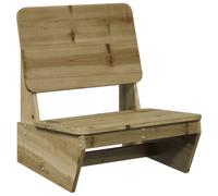 (brown, 1 pcs) vidaXL Garden Chairs Outdoor Chair Picnic Chair Patio Seating Solid Wood Pine