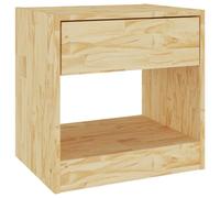 (brown, 1) vidaXL 1/2x Solid Pinewood Bedside Cabinet Bedroom Bed Cabinet Multi Colours