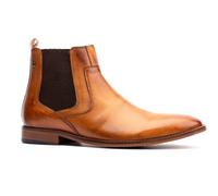 (Brown, 10 (Adults')) Base London Scout Leather Men's Tan Boots
