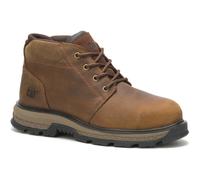 (Brown, 10 (Adults')) Caterpillar Exposition 4.5" Leather Pyramid Safety Boots