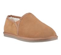 (Brown, 10 (Adults')) Hush Puppies Aryan Suede Men's Tan Slippers