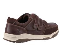 (Brown, 10 (Adults')) Hush Puppies Fabian Double Strap Leather Men's Brown Loafers