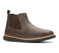 (Brown, 10 (Adults')) Hush Puppies Jenson Leather Men's Brown Boots