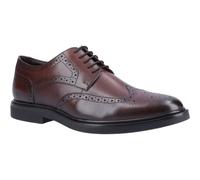 (Brown, 10 (Adults')) Hush Puppies Kingston Leather Men's Chocolate Brogues Shoes