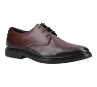 Hush Puppies Kye Leather Men's Chocolate Lace-Up Shoes UK 10
