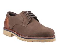 (Brown, 10 (Adults')) Hush Puppies Marcus Nubuck Men's Brown Lace-Up Shoes