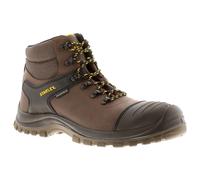 (Brown, 10 (Adults')) Stanley Mens Safety Boots Rchmond Leather Lace Up brown UK Size