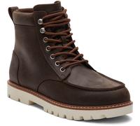 (Brown, 10 (Adults')) TOMS Palomar Leather Men's Dark Brown Boots