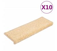 (brown, 10) vidaXL Carpet Stair Treads Decorative Stair Step Protector Rug Stair Mats