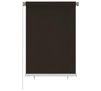 (brown, 100 x 140 cm) vidaXL Outdoor Roller Blind 60x140 cm Yellow HDPE Patio Window Shade Treatment