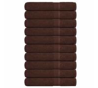 (brown, 100 x 200 cm/ 10 pcs) vidaXL Towels Kitchen Tea Towel Dish Towel Wash Towel 360 gsm 100% Cotton