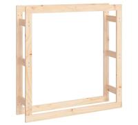 vidaXL Firewood Rack 100x25x100 cm Solid Wood Pine UK HOT